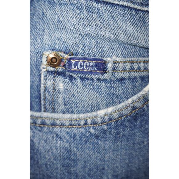 Vintage Lee LCO USA Made High Rise Straight Leg Jeans Unisex Sz 34x28 - Picture 4 of 15